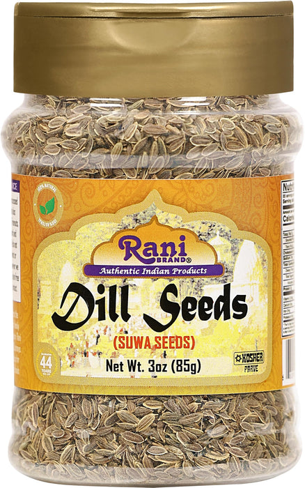 Rani Dill Seeds (Suwa / Sua) Whole, Spice 3oz (85g) ~ All Natural | Gluten Free Ingredients | NON-GMO | Kosher | Vegan | Indian Origin, Weed