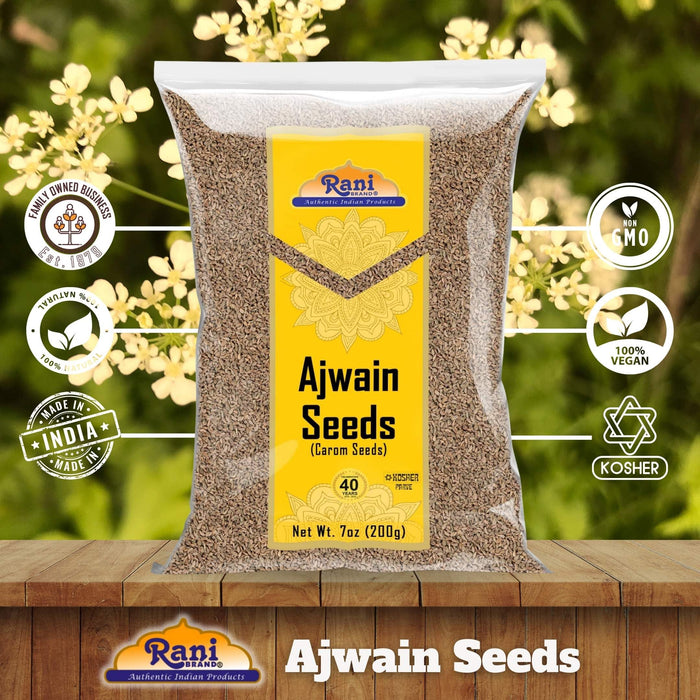 Rani Ajwain Seeds (Carom Bishops Weed) Spice Whole {9 Sizes Available}