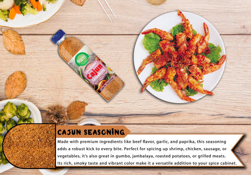 Rani Louisiana Cajun Seasoning (Special Blend for Soup or Gravies) 9oz (255g) PET Jar ~ All Natural | Gluten Friendly | NON-GMO | Kosher | Vegan | Product of USA