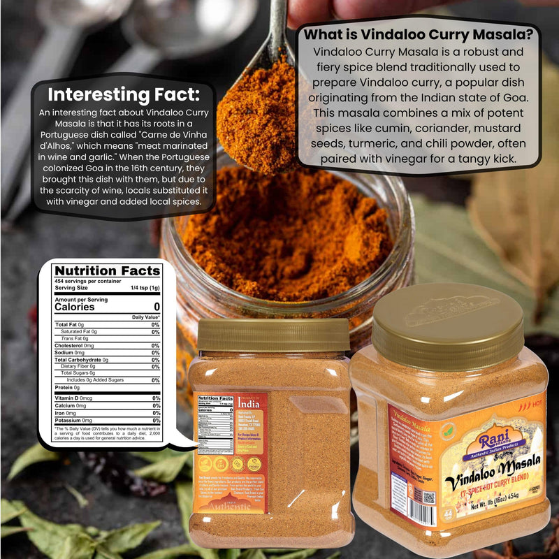 Rani Vindaloo Curry Masala {7 Sizes Available}