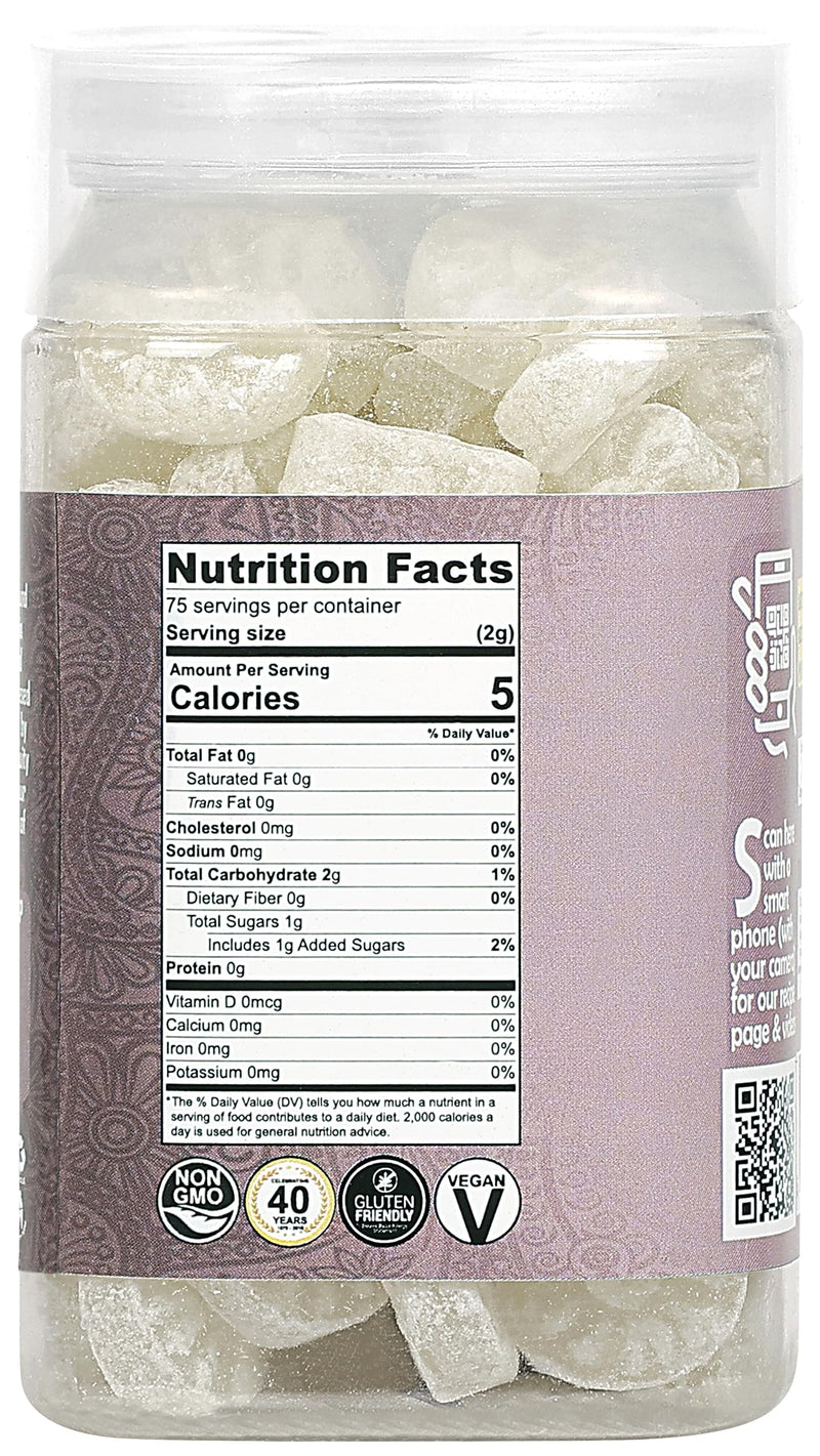 Rani Lychee Candy 5.25oz (150g) Vacuum Sealed, Easy Open Top, Resealable Container ~ Indian Tasty Treats | Vegan | Gluten Friendly | NON-GMO | Indian Origin