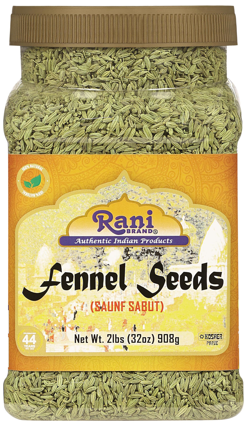 Rani Fennel (Saunf) Seeds Whole, Indian Spice 32oz