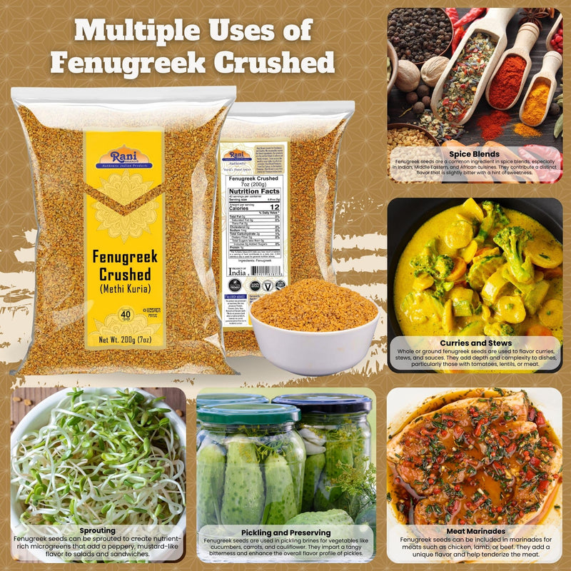 Rani Fenugreek (Methi) Seeds {11 Sizes Available}
