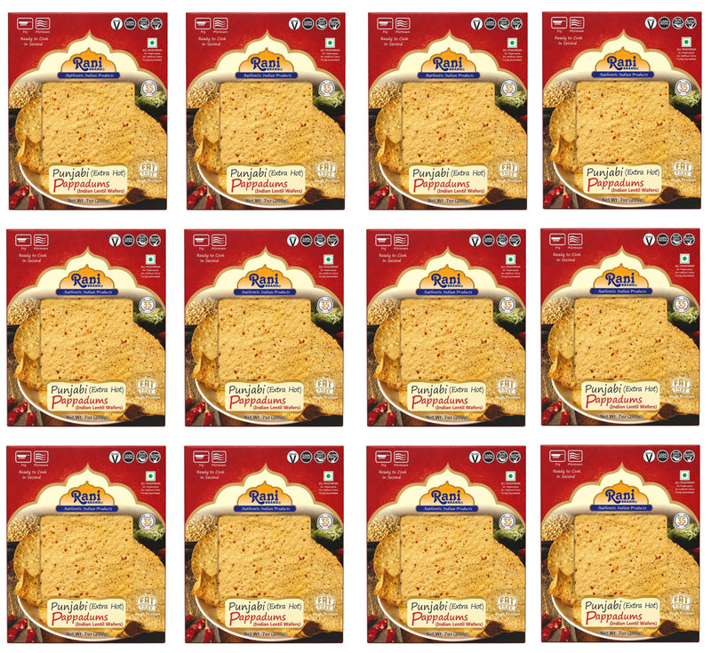 Rani Pappadums (Indian Lentil Wafer Snack) 7oz