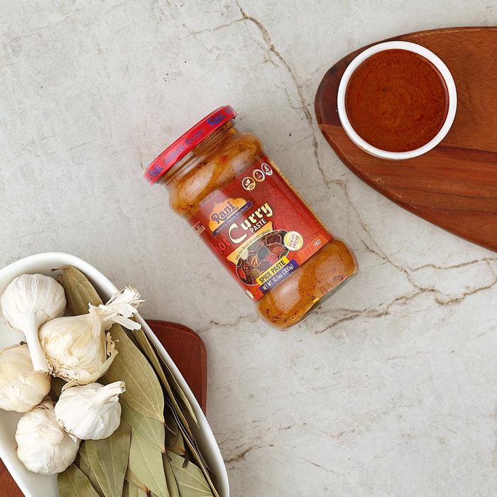 Rani Curry Paste HOT (Spice Paste) 10.5oz (300g) Glass Jar ~ No Colors | All Natural | NON-GMO | Kosher | Vegan | Gluten Free | Indian Origin