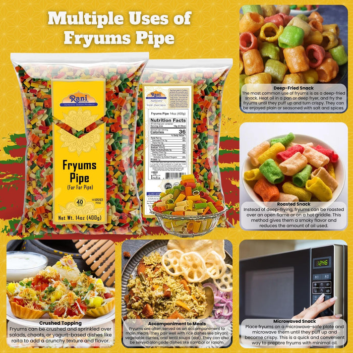Rani Far Far, Fryum Snack {8 Sizes Available}