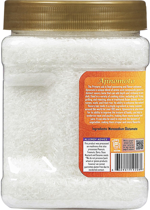 Rani Ajinomoto (Chinese Salt) 26.3oz (1.65lbs) 750g PET Jar ~ Umami Seasoning, Perfect for stir-frying, roasting, soups, salads & dressings | Gluten Friendly | Vegan | NON-GMO | Kosher | Indian Origin