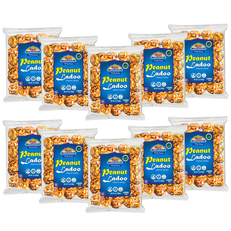 Rani Peanut Ladoo (Round Peanut Brittle Candy) 200g {2 Sizes Available}