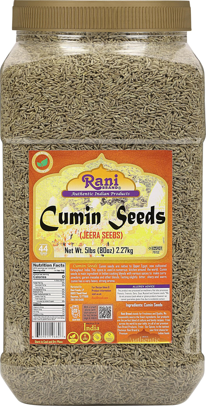 Rani Cumin Seeds {5 Sizes Available}