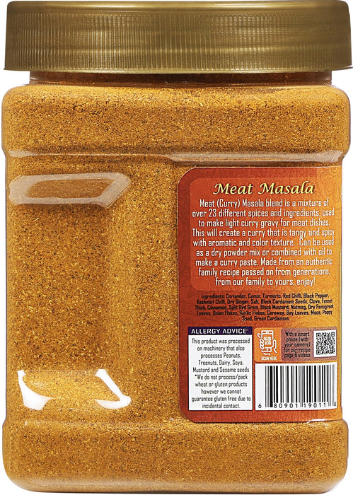 Rani Meat Curry Masala 21-Spice Blend 17.5oz (1.1lbs) 500g PET Jar ~ All Natural | Vegan | No Colors | Gluten Friendly | NON-GMO | Kosher | Indian Origin