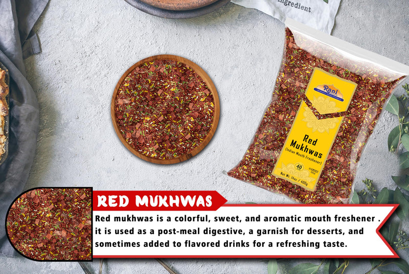Rani Red Mukhwas (Special Digestive Treat) Indian Candy Mouth Freshener {3 Sizes Available}