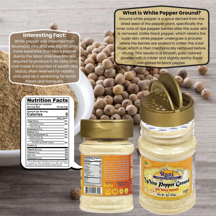 Rani White Pepper {5 Sizes Available}