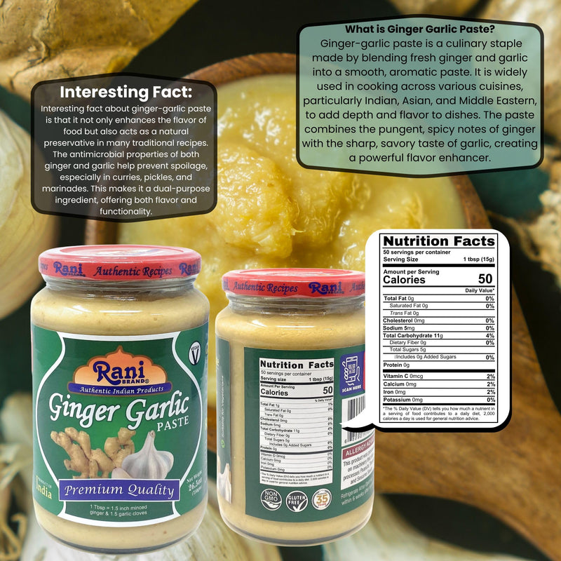 Rani Ginger Garlic Paste {6 Options Available}
