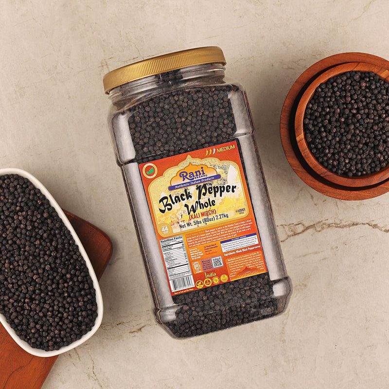 Rani Black Pepper Whole MG-1 {10 Sizes Available}