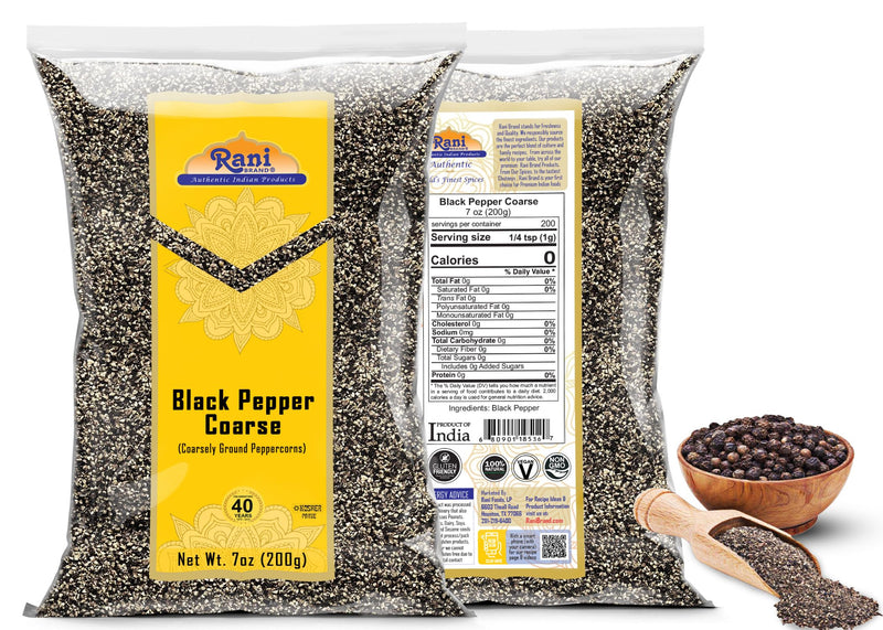 Rani Black Pepper Coarse Grind {7 Sizes Available}