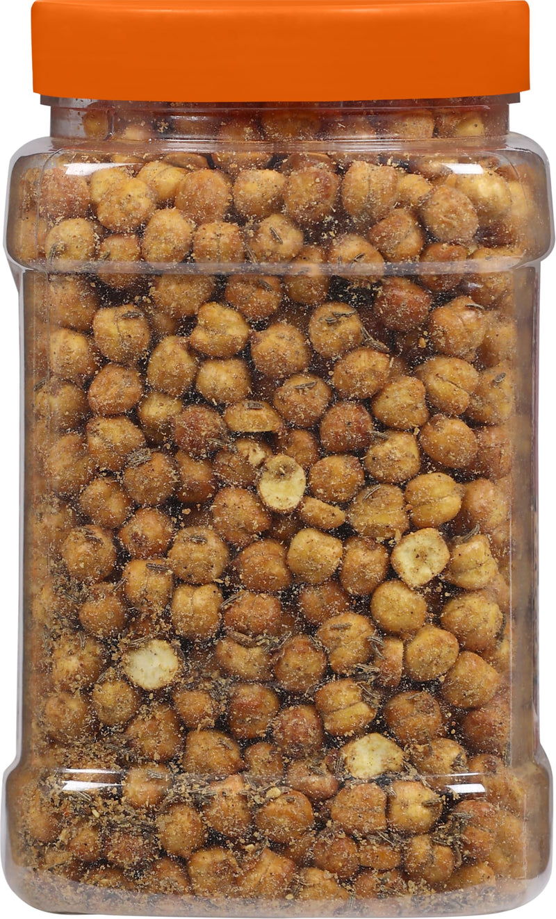 Rani Roasted Chana (Chickpeas) Hing-Jeera (Cumin-Asafetida) Flavor 14oz (400g) PET Jar ~ All Natural | Vegan | No Preservatives | Gluten Friendly | Kosher | Indian Origin |Ready to Eat | Seasoned with 9 Spices