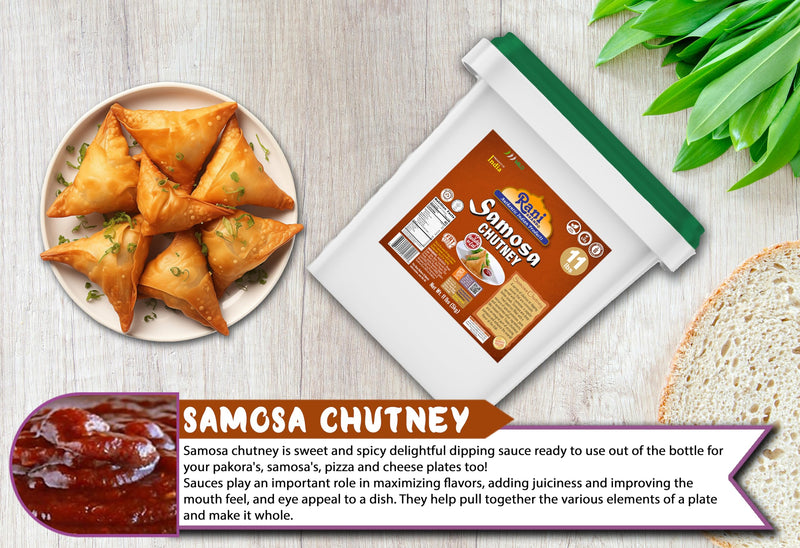 Rani Samosa Chutney (Sweet, Sour & Spicy Dipping Sauce) 176oz (11lbs) 5kg Bulk Bucket, Ready to eat, Vegan ~ Gluten Free | NON-GMO | Kosher | No Colors | Indian Origin