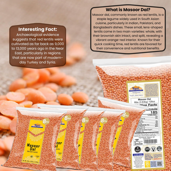 Rani Masoor (Red Lentils) {9 Sizes Available}