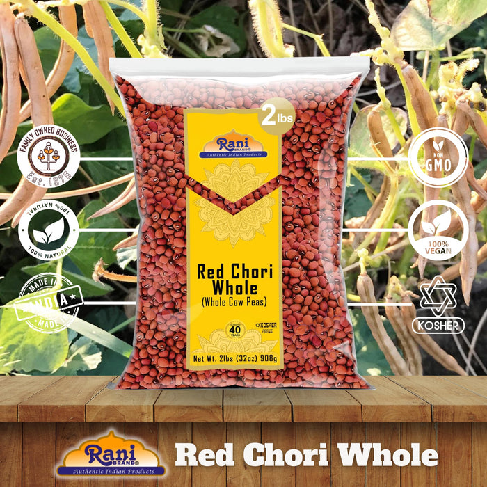 Rani Red Chori Whole (Adzuki Beans) 32oz (2lbs) 908g ~ All Natural | Vegan | Gluten Friendly | NON-GMO | Kosher | India Origin