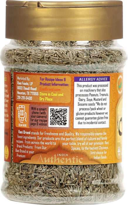 Rani Caraway Seeds (Siya Zeera) Spice 3oz (85g) Natural ~ Gluten Friendly | NON-GMO | Kosher | Vegan | Indian Origin