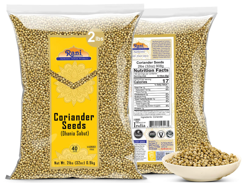 Rani Coriander (Dhania) Seeds Whole {8 Sizes Available}