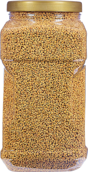 Rani Fenugreek (Methi) Seeds Whole 128oz (8lbs) 3.62kg Bulk PET Jar, Trigonella foenum graecum ~ All Natural | Vegan | Gluten Friendly | Non-GMO | Kosher | Indian Origin