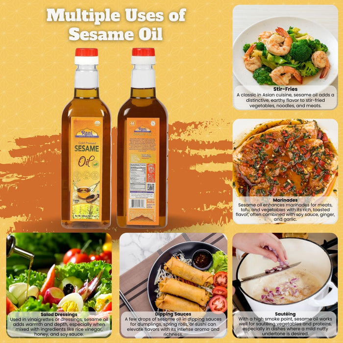 Rani Sesame Oil  {2 Sizes Available}