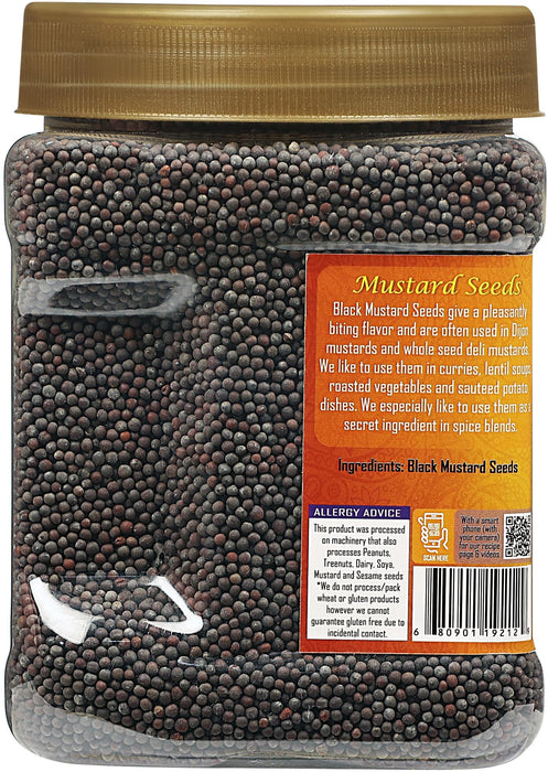 Rani Black Mustard Seeds Whole {10 Sizes Available}