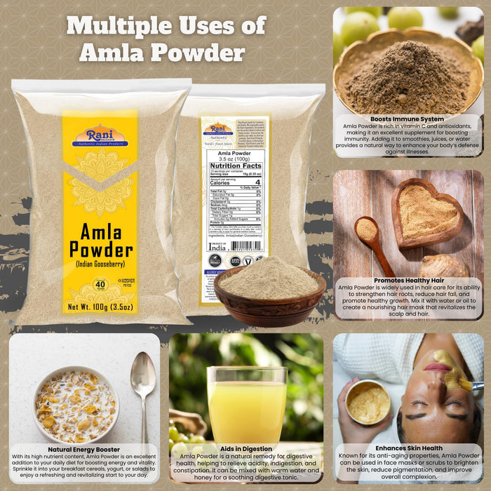 Rani Amla (Gooseberry) Powder {5 Sizes Available}