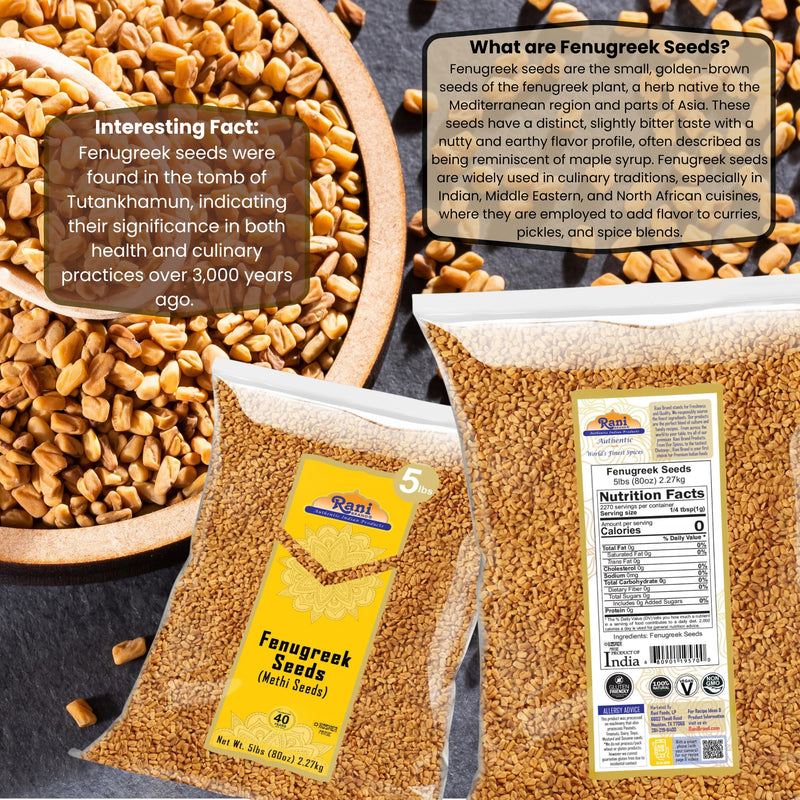 Rani Fenugreek (Methi) Seeds {11 Sizes Available}