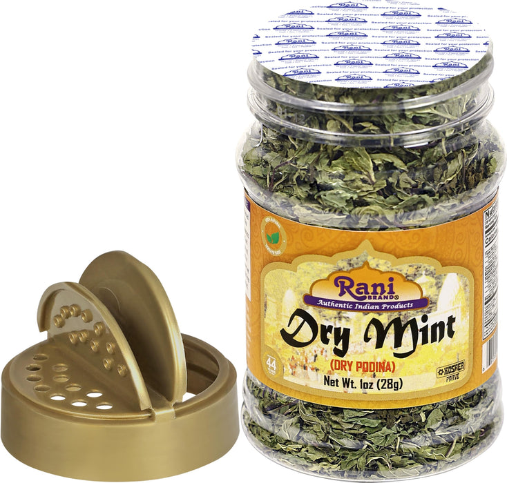 Rani Dry Mint Leaves (Podina Leaf) Spice, Dried Herb 1oz (28g) All Natural ~ Gluten Free Ingredients | NON-GMO | Kosher | Vegan | Indian Origin