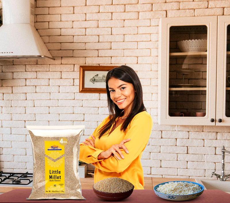 Rani Little Millet (Panicum Sumatrense) Whole Ancient Grain Seeds, 64oz (4lbs) 1.81kg~All Natural | Gluten Friendly | NON-GMO | Kosher | Vegan | Indian Origin