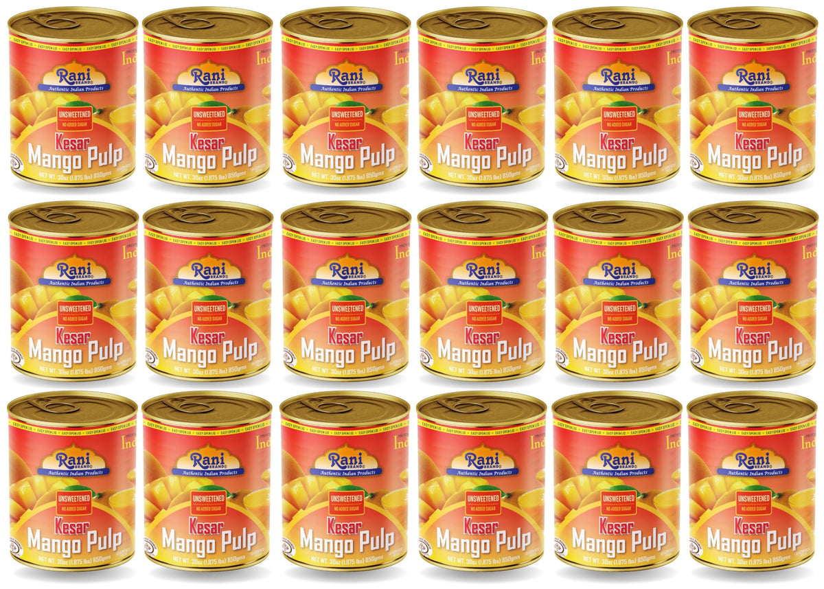Rani Mango Pulp Puree (Makes Mango Lassi Shakes) Kesar Unsweetened 30o ...