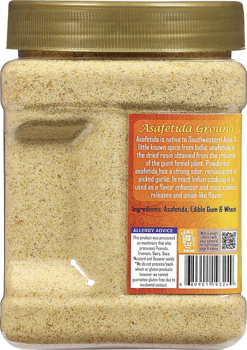 Rani Asafetida (Hing) Ground 21oz (600g) 1.3lbs PET Jar, Pack of 6 ~ All Natural | Salt Free | Vegan | Non-GMO | Asafoetida Indian Spice | Best for Onion Garlic Substitute