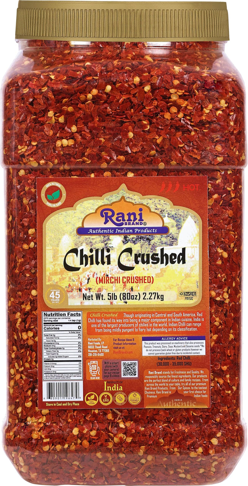 Rani Crushed Red Pepper Flakes Chilli 80oz