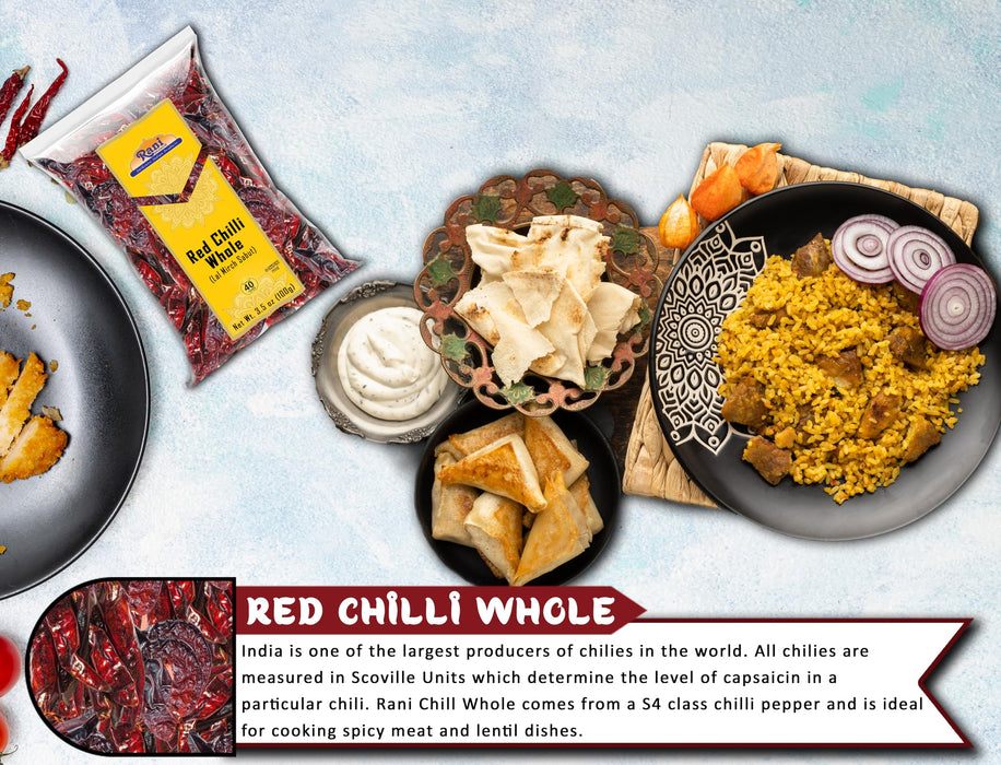 Rani Red Chilli Whole {5 Sizes Available}