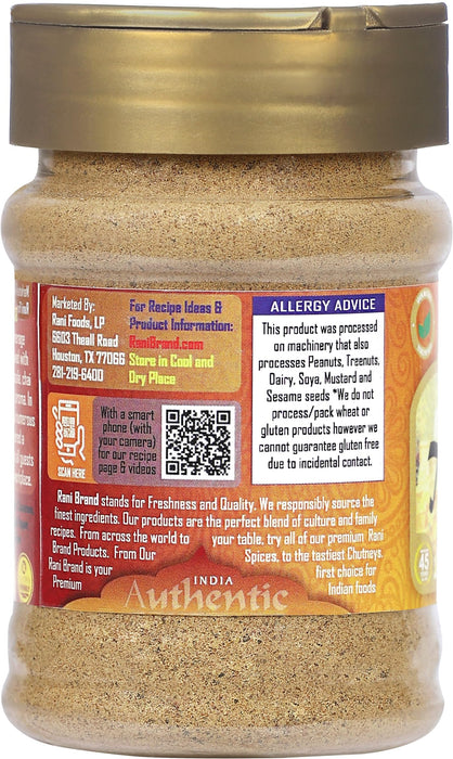 Rani Tea (Chai) Masala Indian Spice Blend 3oz (85g) PET Jar ~ All Natural | Vegan | Gluten Friendly | Salt & Sugar Free | NON-GMO | Kosher | No Colors