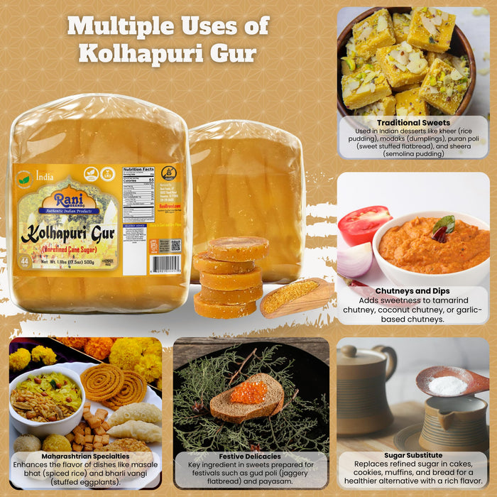Rani Kolhapuri Gur (Jaggery)