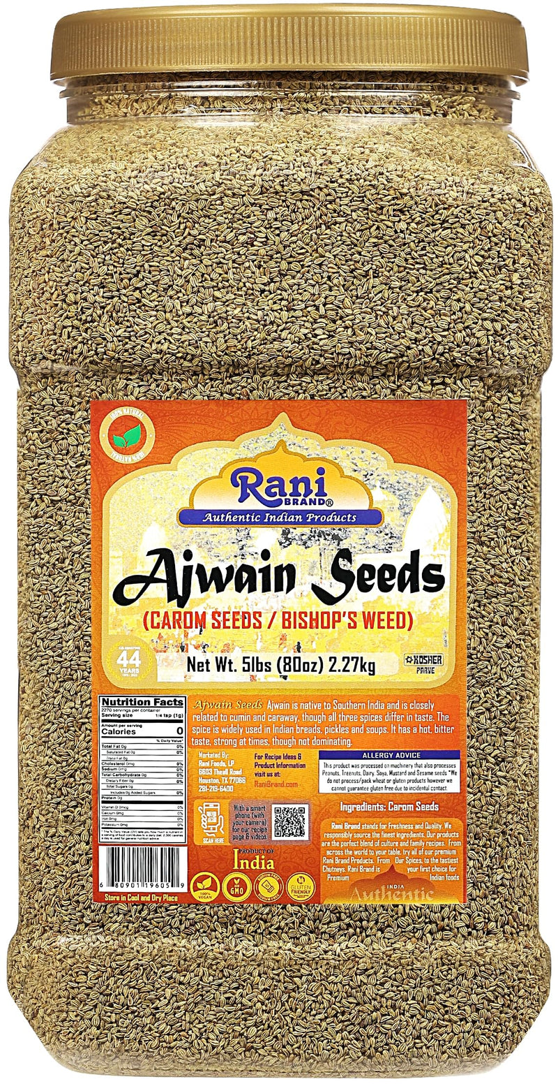 Rani Ajwain Seeds (Carom Bishops Weed) Spice 80oz