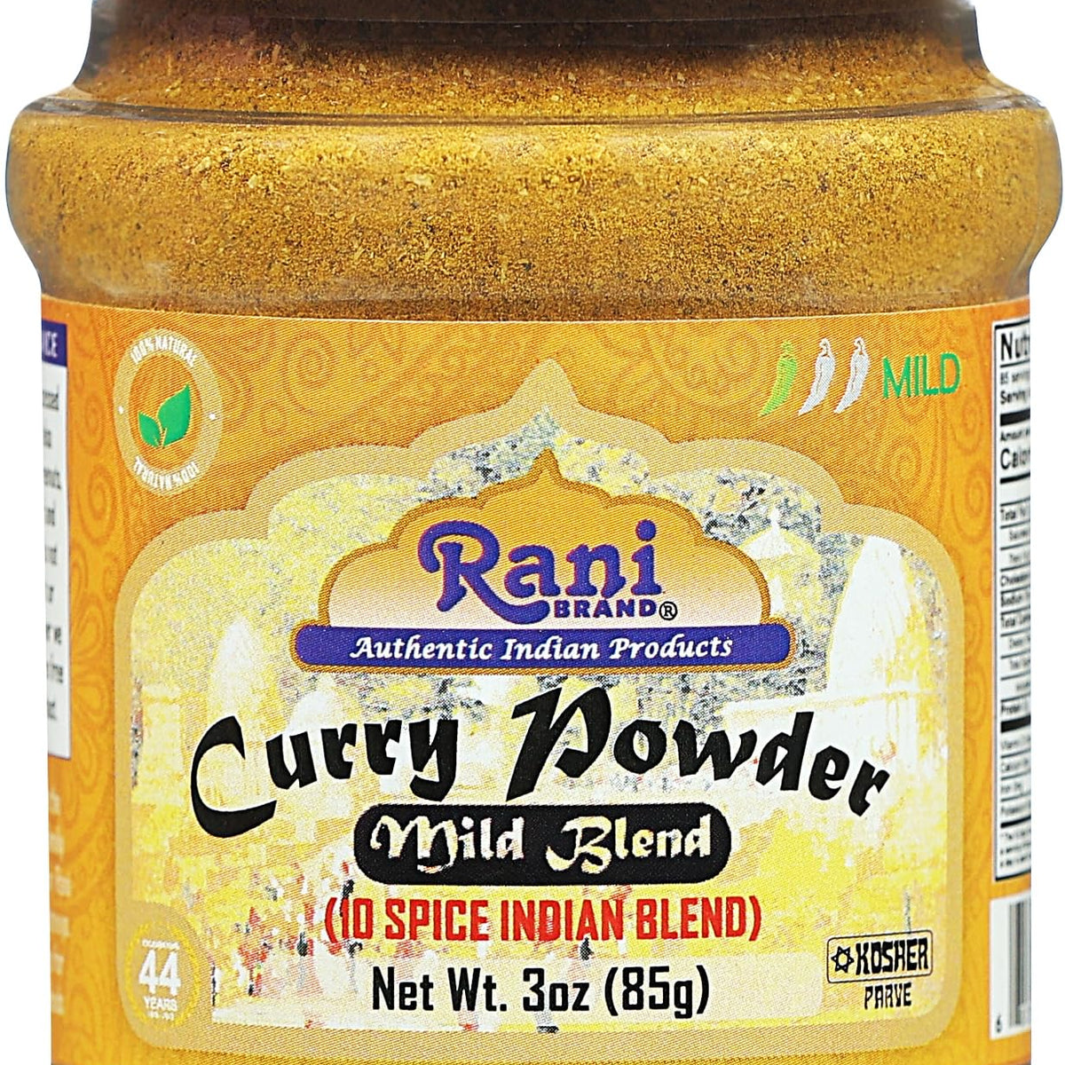 JAVIN TAJ MAHAL CURRY POWDER 16 OZ-GLUTEN FREE-Poudre de curry-BON