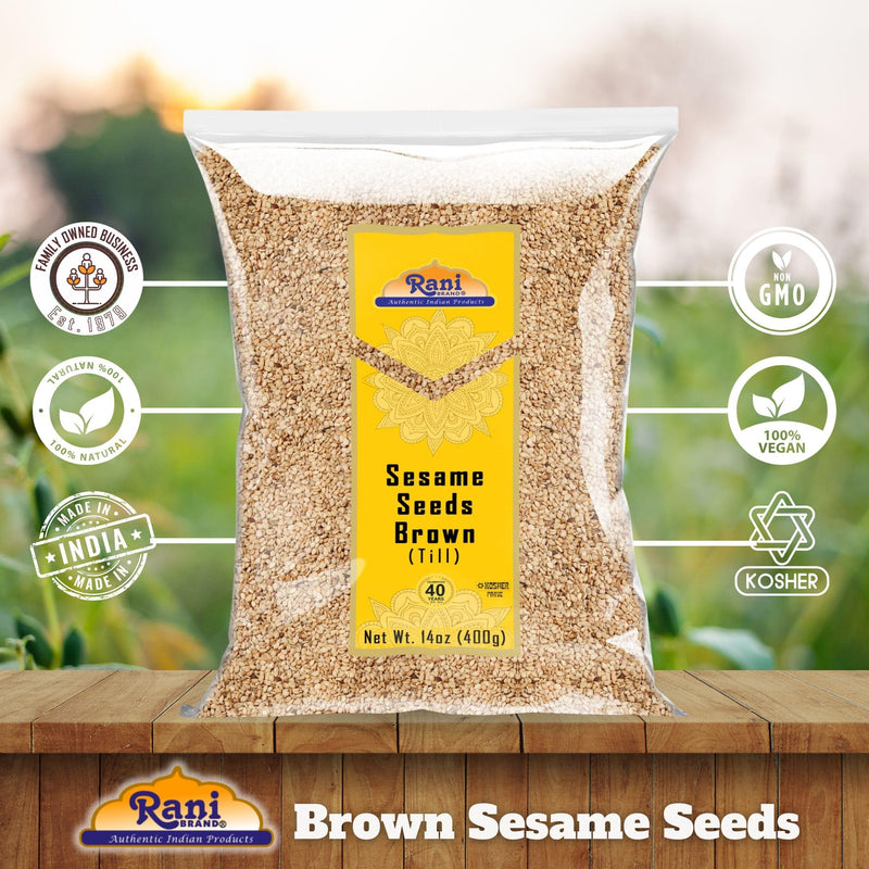 Rani Sesame Seeds (Brown) {3 Sizes Available}