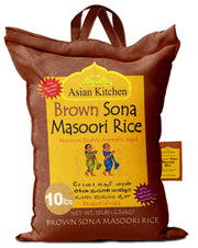 Rani Asian Kitchen Brown Sona Masoori Aged Rice 10lb