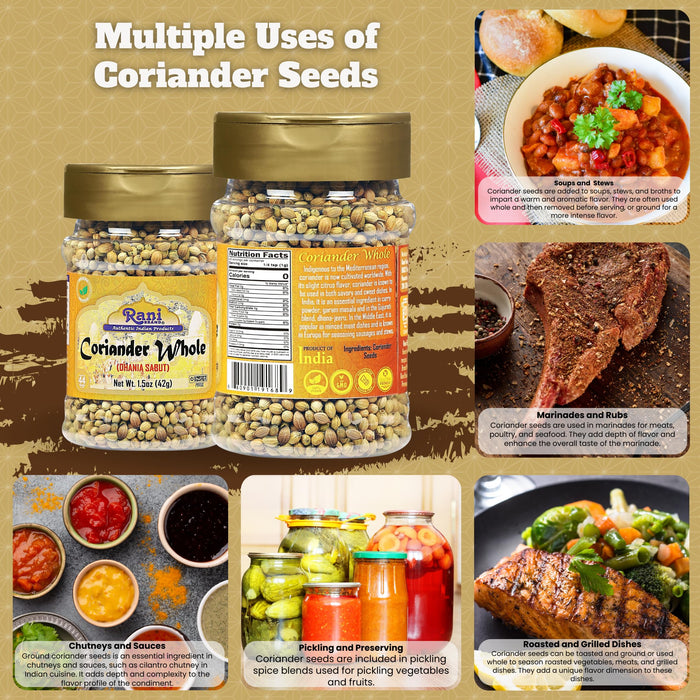 Rani Coriander (Dhania) Seeds Whole {8 Sizes Available}