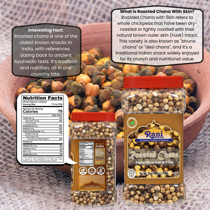 Rani Roasted Chana {4 Sizes Available}
