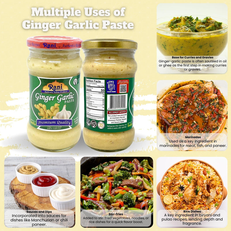 Rani Ginger Garlic Paste {6 Options Available}