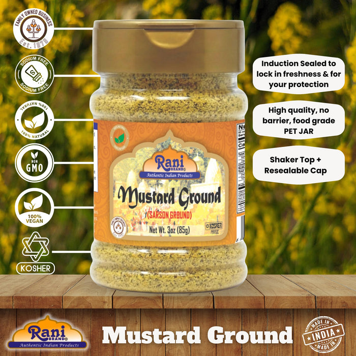 Rani Mustard Seeds Ground {2 Sizes Available}