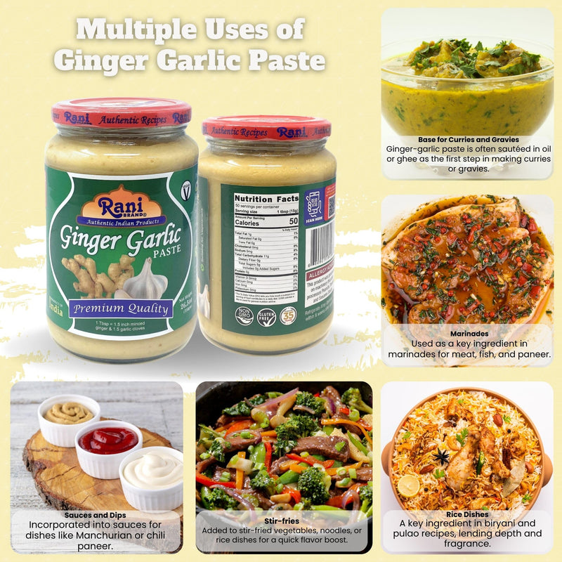 Rani Ginger Garlic Paste {6 Options Available}