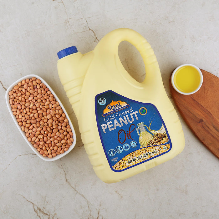 Rani Peanut Oil 169 Ounce (5 Liter) Cold Pressed | 100% Natural | NON-GMO | Kosher | Vegan | Gluten Free