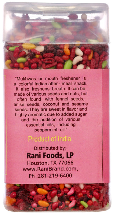 Rani Shahi Rose Saunf 6.47oz (185g) Vacuum Sealed, Easy Open Top, Resealable Container ~ Indian Tasty Treats | Vegan | Gluten Friendly | NON-GMO | Indian Origin