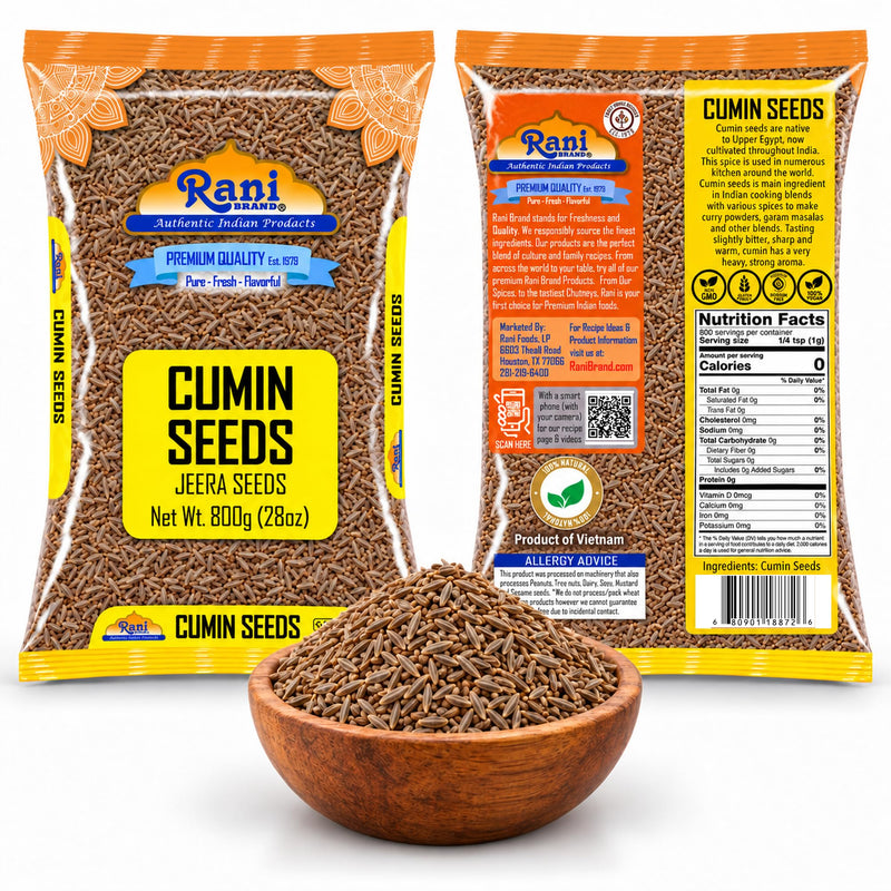 Rani Cumin Seeds Poly {5 Sizes Available}